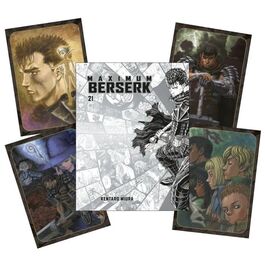 BERSERK MAXIMUM 21 (PORTADA ALTERNATIVA + 4 POSTALES)