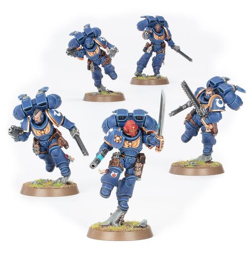 INTERCESORES DE ASALTO CON PROPULSORES DE SALTO. SPACE MARINES JUMP PACK INTERCESSORS