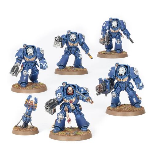 ESCUADRA DE EXTERMINADORES. SPACE MARINES TERMINATOR SQUAD.