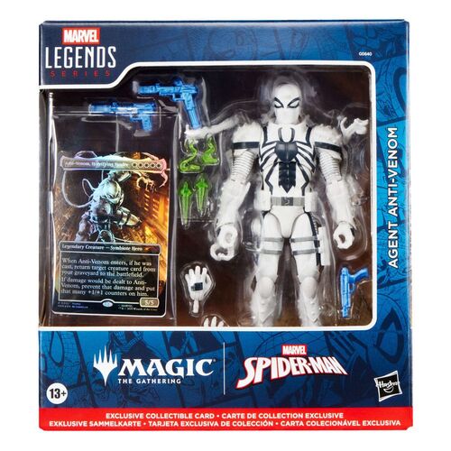 MARVEL LEGENDS MAGIC: THE GATHERING FIGURA AGENT ANTI-VENOM (CON CARTA EXCLUSIVA) 15 CM
