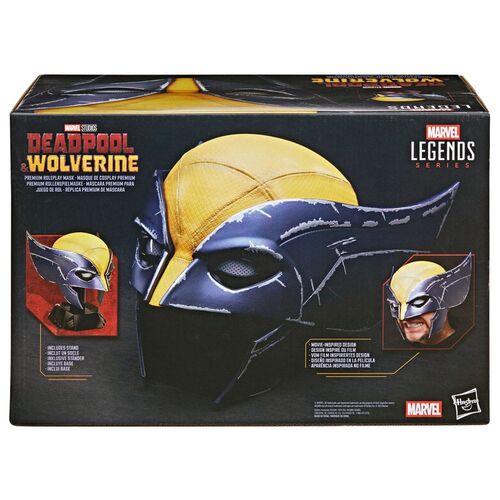 WOLVERINE MÁSCARA RÉPLICA PREMIUM 1:1 DEADPOOL AND WOLVERINE MARVEL LEGENDS SERIES