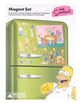 SET DE IMANES TROQUELADOS THE SIMPSONS FAMILIA