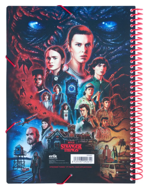CARPETA DE FUNDAS A4 STRANGER THINGS