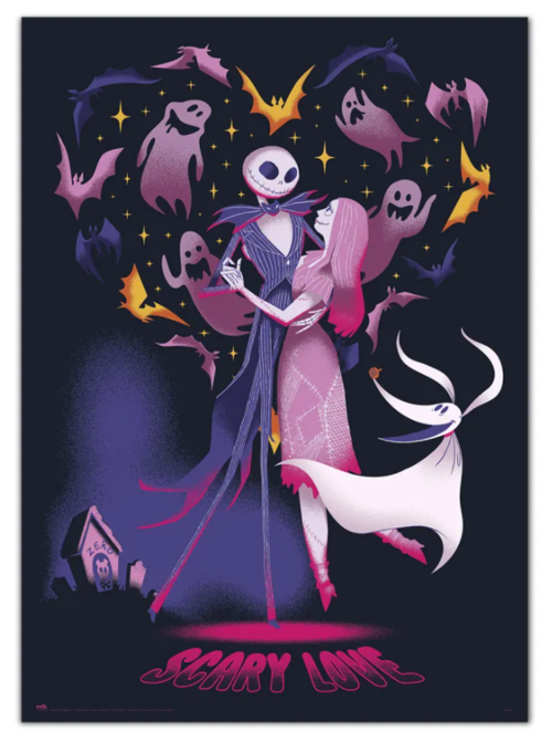 POSTER LUMINISCENTE DISNEY PESADILLA ANTES DE NAVIDAD