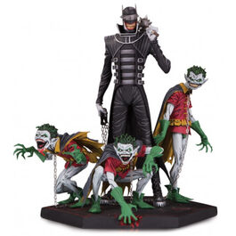 FIGURA DARK NIGHTS METAL DELUXE BATMAN WHO LAUGHS & ROBIN MINIONS 21CM