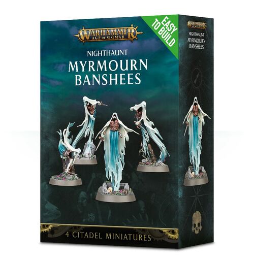 WARHAMMER AGE OF SIGMAR. NIGHTHAUNT: MYRMOURN BANSHEES