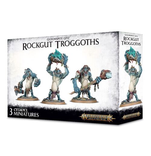 WARHAMMER AGE OF SIGMAR. GLOOMSPITE GITZ: ROCKGUT TROGGOTHS