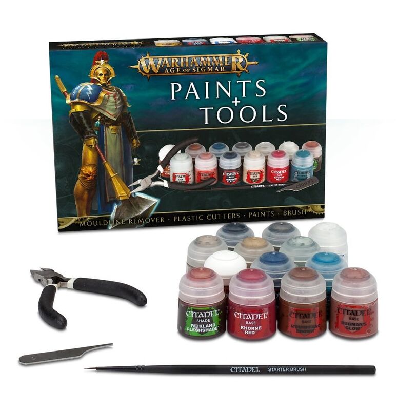 WARHAMMER AGE OF SIGMAR: PAINTS + TOOLS