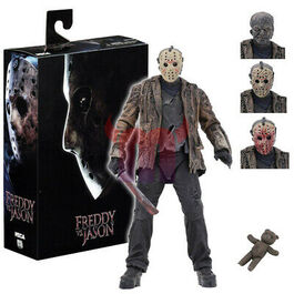 FIGURA ULTIMATE JASON 18CM FREDDY VS. JASON