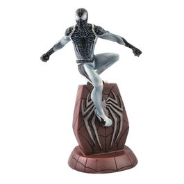 FIGURA SPIDER-MAN 2018 MARVEL VIDEO GAME GALLERY ESTATUA NEGATIVE SUIT SPIDER-MAN SDCC 2020 25 CM