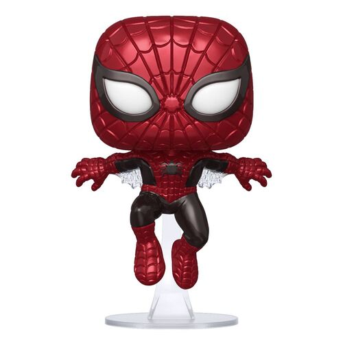 FIGURA POP SPIDER-MAN FIRST APPEARANCE MARVEL 80TH METALLIC SPECIAL ED.