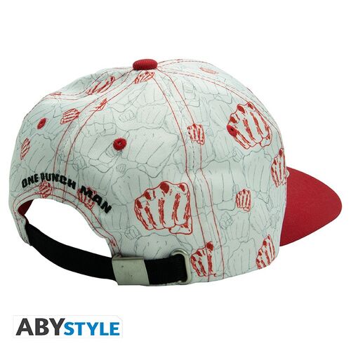 GORRA ONE PUNCH MAN BEIGE&RED PUNCHES