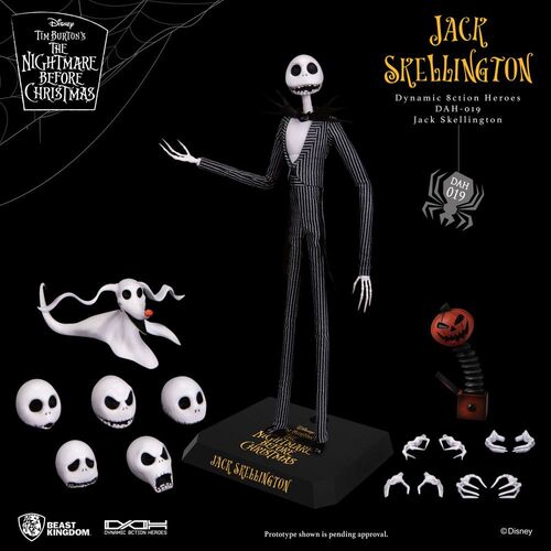 FIGURA DYNAMIC 8CTION HEROES 1/9 JACK SKELLINGTON 21 CM PESADILLA ANTES DE NAVIDAD