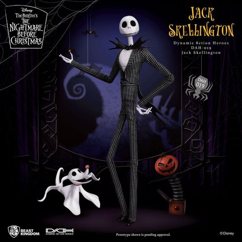 FIGURA DYNAMIC 8CTION HEROES 1/9 JACK SKELLINGTON 21 CM PESADILLA ANTES DE NAVIDAD