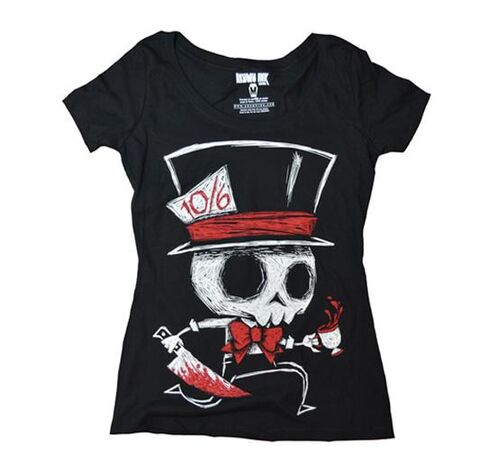 CAMISETA CUELLO ABIERTO INSATIABLE FRENZY WOMEN M