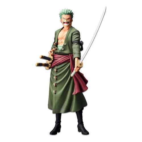 FIGURA 28 CM RORONOA ZORO  ONE PIECE GRANDISTA NERO