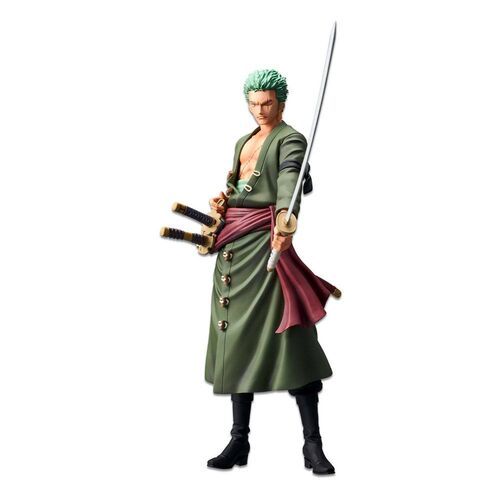 FIGURA 28 CM RORONOA ZORO  ONE PIECE GRANDISTA NERO