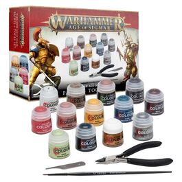 WARHAMMER AGE OF SIGMAR: SET DE PINTURAS Y HERRAMIENTAS WARHAMMER AGE OF SIGMAR: SET DE PINTURAS Y HERRAMIENTAS