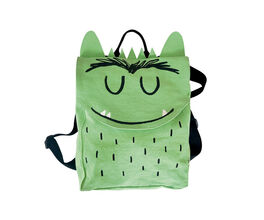 MOCHILA INFANTIL MONSTRUO DE COLORES VERDE