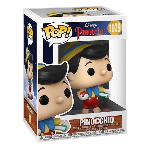 PINOCCHIO 80TH ANNIVERSARY POP! DISNEY VINYL FIGURA SCHOOL BOUND PINOCCHIO 9 CM