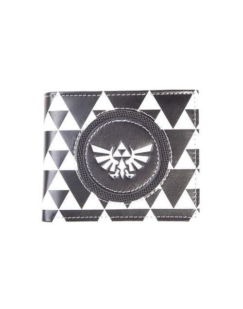 THE LEGEND OF ZELDA MONEDERO TRIFORCE BLACK & WHITE