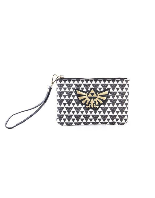 THE LEGEND OF ZELDA MONEDERO / CLUTCH ZELDA BLACK & WHITE