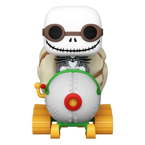 PESADILLA ANTES DE NAVIDAD POP! RIDES VINYL FIGURA JACK W/GOGGLES & SNOWMOBILE 18 CM