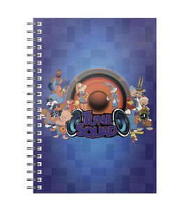 LIBRETA ESPIRAL TUNE SQUAD SPACE JAM LOONEY TUNES