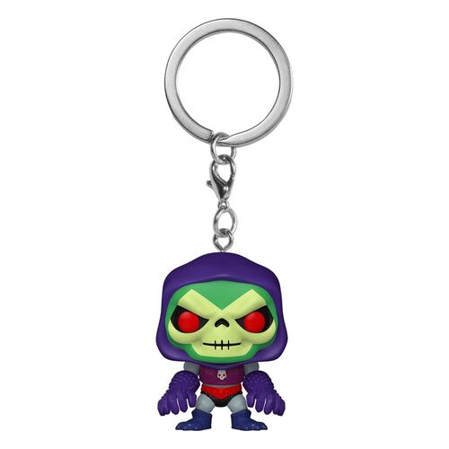 MASTERS OF THE UNIVERSE LLAVERO POCKET POP! VINYL SKELETOR W/TERROR CLAWS 4 CM