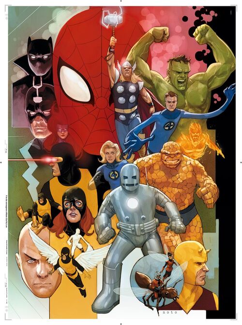 MARVEL 80TH ANNIVERSARY PUZZLE CHARACTERS