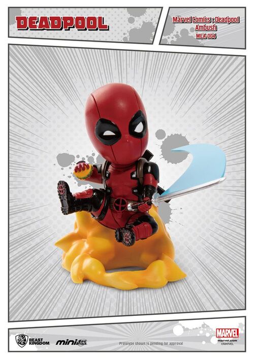 MARVEL COMICS FIGURA MINI EGG ATTACK DEADPOOL AMBUSH 9 CM