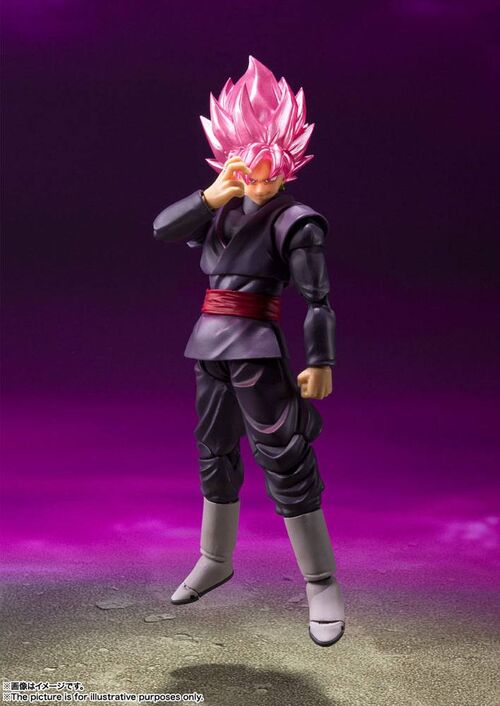 DRAGON BALL SUPER FIGURA S.H. FIGUARTS GOKU BLACK - SUPER SAIYAN ROSE 14 CM