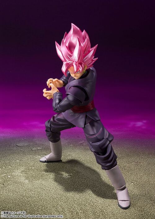 DRAGON BALL SUPER FIGURA S.H. FIGUARTS GOKU BLACK - SUPER SAIYAN ROSE 14 CM