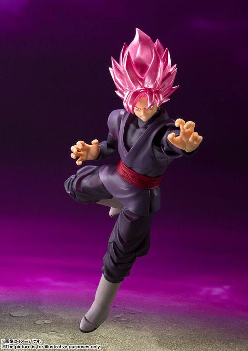 DRAGON BALL SUPER FIGURA S.H. FIGUARTS GOKU BLACK - SUPER SAIYAN ROSE 14 CM