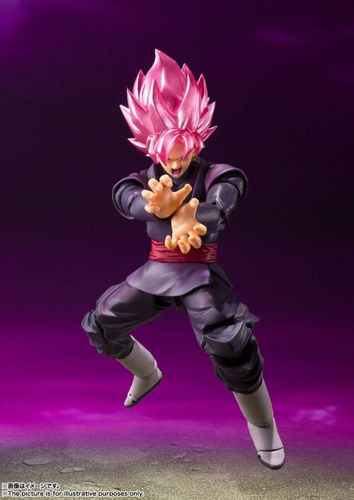 DRAGON BALL SUPER FIGURA S.H. FIGUARTS GOKU BLACK - SUPER SAIYAN ROSE 14 CM