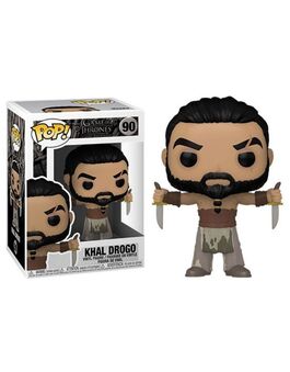 FIGURA KHAL DROGO W/DAGGERS 9 CM JUEGO DE TRONOS POP! TV VINYL