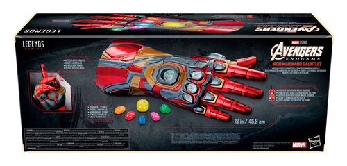 MARVEL LEGENDS SERIES GUANTELETE ELECTRNICO IRON MAN NANO GAUNTLET