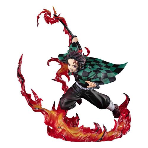 DEMON SLAYER: KNY ESTATUA PVC FIGUARTSZERO TANJIRO KAMADO (TOTAL CONCENTRATION BREATHING) 19 CM