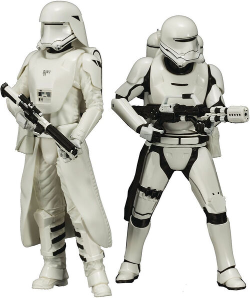 ARTFX + STAR WARS FIRST ORDER SNOW TROOPER & FRAME TROOPER 2 PACK FORCE AWAKENING EDITION 1/10 SCALE