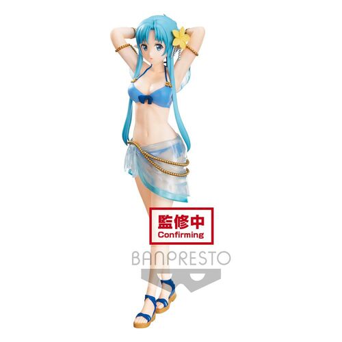 SWORD ART ONLINE ESTATUA ESPRESTO ASUNA JEWELRY MATERIALS SWIMSUIT 22 CM