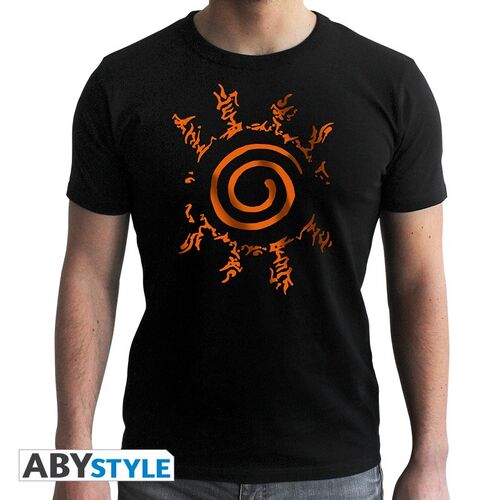 NARUTO SHIPPUDEN - CAMISETA "SEAL" HOMBRE SS NEGRA - NEW FIT