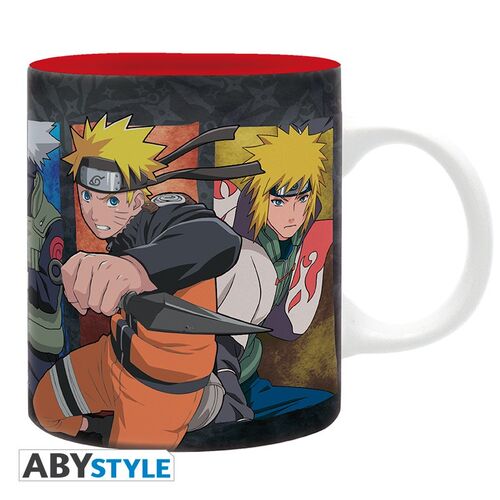 TAZA NARUTO SHIPPUDEN GROUP  320ML