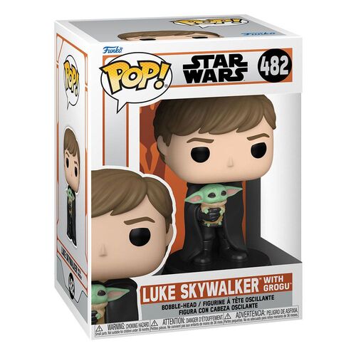 STAR WARS THE MANDALORIAN FIGURA POP! TV VINYL LUKE WITH CHILD 9 CM