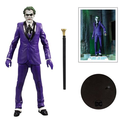 DC MULTIVERSE FIGURA THE JOKER: THE CRIMINAL (BATMAN: THREE JOKERS) 18 CM