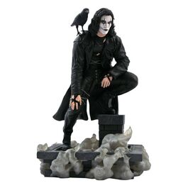 EL CUERVO MOVIE GALLERY ESTATUA PVC ROOFTOP 25 CM THE CROW