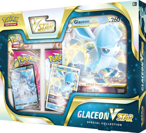 COLECCIN GLACEON VSTAR SPECIAL COLLECTION. ESPADA Y ESCUDO 9 INGLS. POKEMON TCG