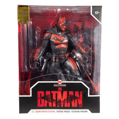 THE BATMAN MOVIE ESTATUA PVC POSADA THE BATMAN (GOLD LABEL) 30 CM