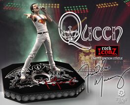 FIGURA FREDDIE MERCURY ROCK ICONZ 23 CM LIMITED EDITION