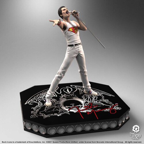 QUEEN ESTATUA ROCK ICONZ FREDDIE MERCURY LIMITED EDITION 23 CM