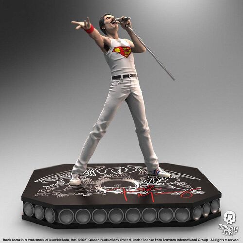 QUEEN ESTATUA ROCK ICONZ FREDDIE MERCURY LIMITED EDITION 23 CM